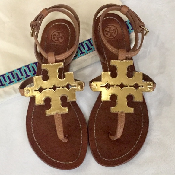 Tory Burch Shoes - Tory Burch Phoebe Leather Flat Sandals